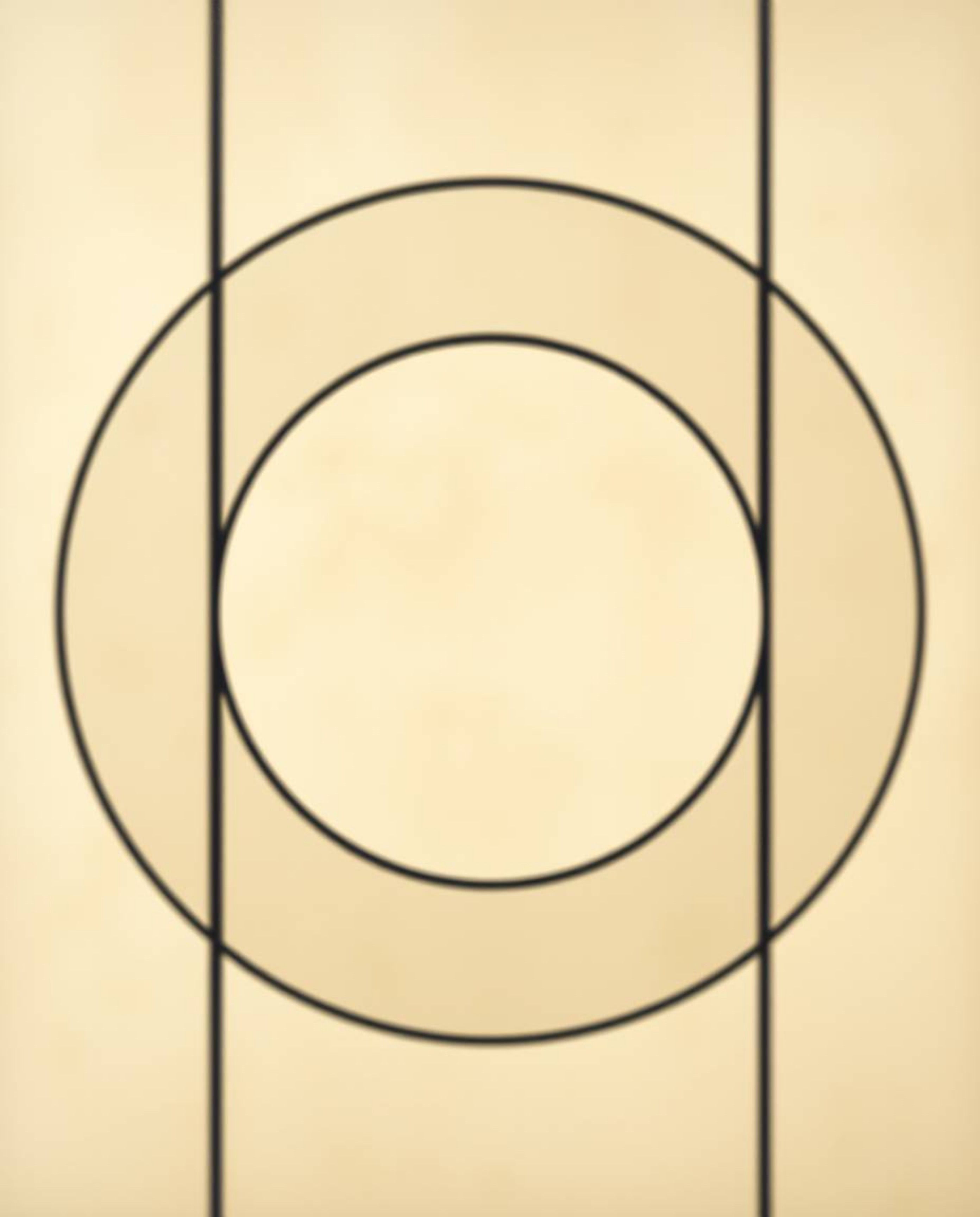 A captivating minimalist artwork in the style of Bauhaus. This piece features a geometric pattern of circles and lines, rende