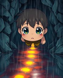 Immerse yourself in an isekai anime adventure where a child with large, expressive eyes embarks on a journey, following a tra