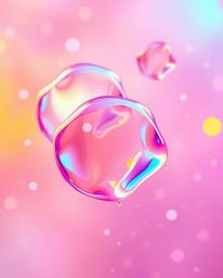 Experience the mesmerizing combination of soft cinematic haze and bright vibrant colors, featuring glassy fluid 3D shapes in 