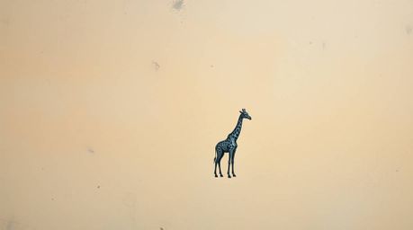 A captivating cast bronze surface artwork featuring a soft pastel color palette and a serene sunset savanna silhouette of gir