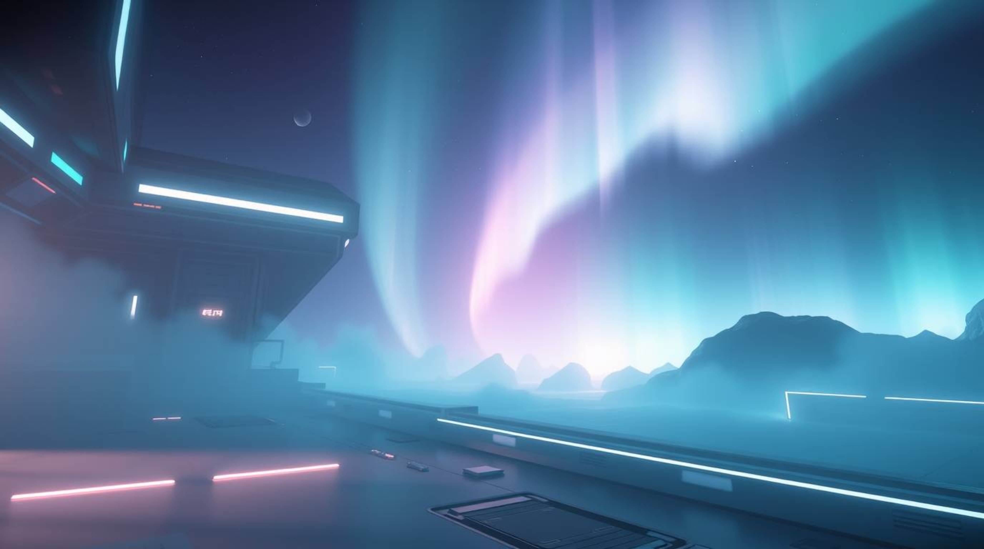 Immerse yourself in a futuristic sci-fi scene bathed in gentle, soft light and diffused shadows. Inspired by the mesmerizing 