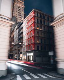 Explore the captivating world of long exposure photography with this surreal street scene. Witness the mesmerizing effect of 