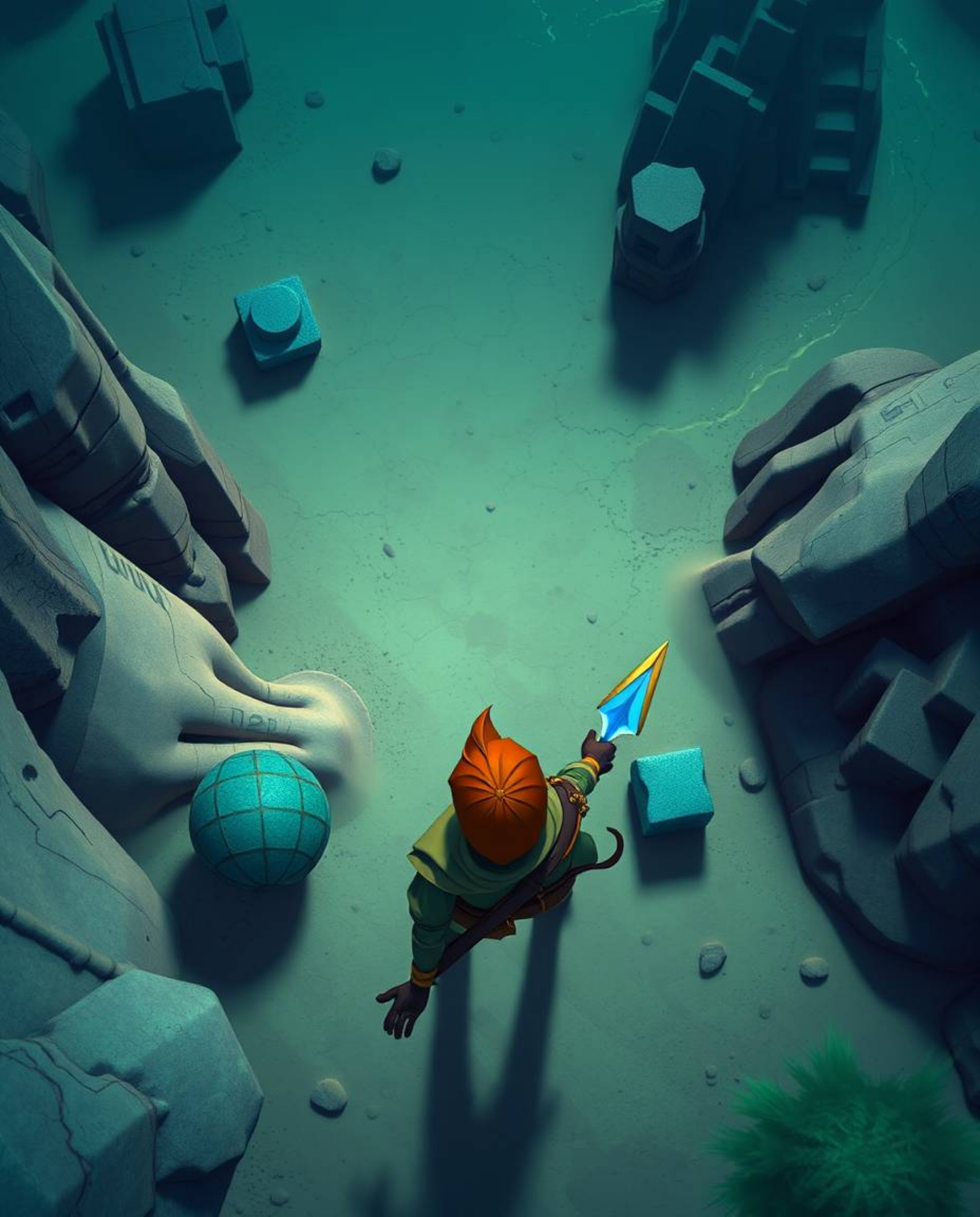 Experience a thrilling Disney-style desert adventure from a unique overhead perspective.  Watch a brave hero navigate a vibra