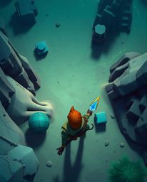 Experience a thrilling Disney-style desert adventure from a unique overhead perspective.  Watch a brave hero navigate a vibra