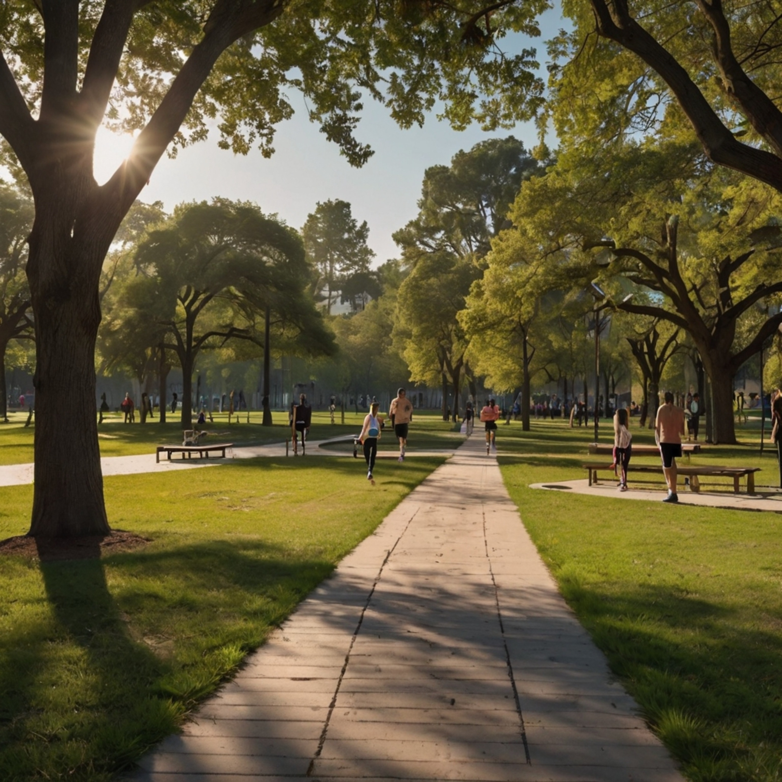 This large urban park offers a perfect escape for city dwellers. With scenic jogging paths and outdoor fitness stations, it's