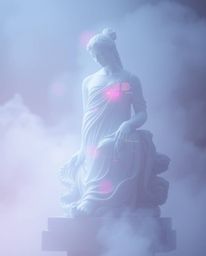 Explore the captivating fusion of classical art and modern digital aesthetics with this collection. Featuring classical sculp