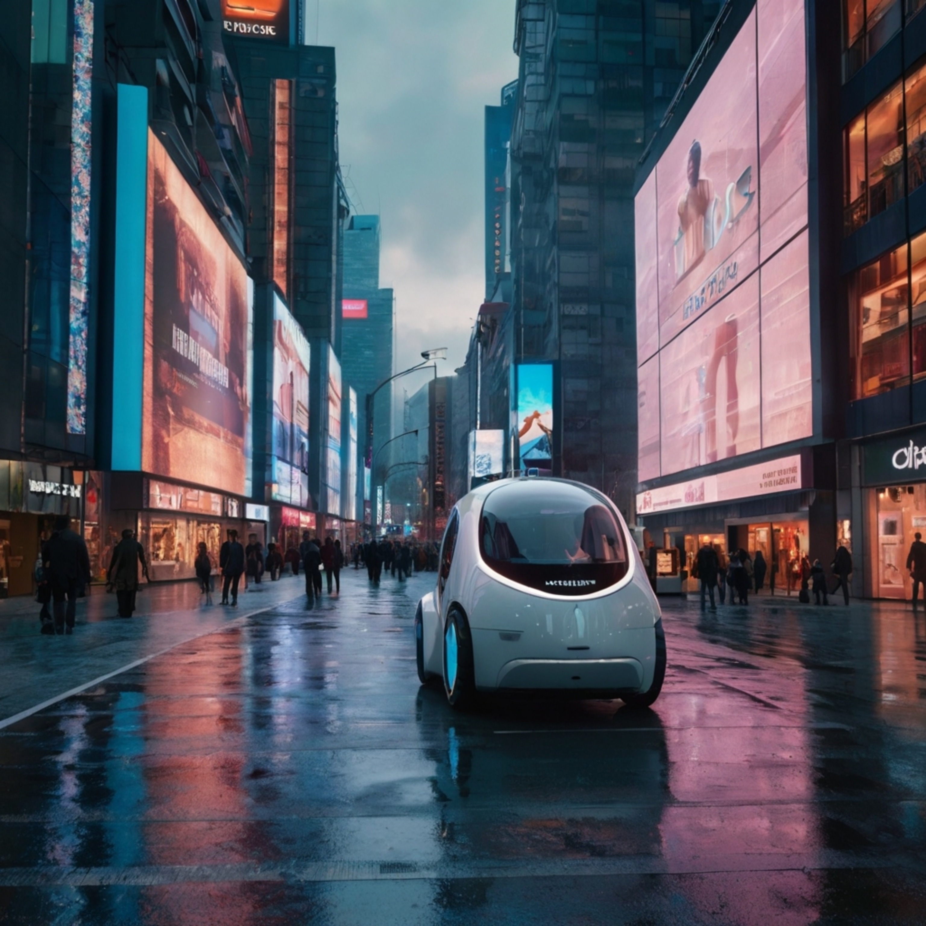 Experience the future of retail in this innovative shopping district. Featuring dazzling digital billboards, crystal-clear tr