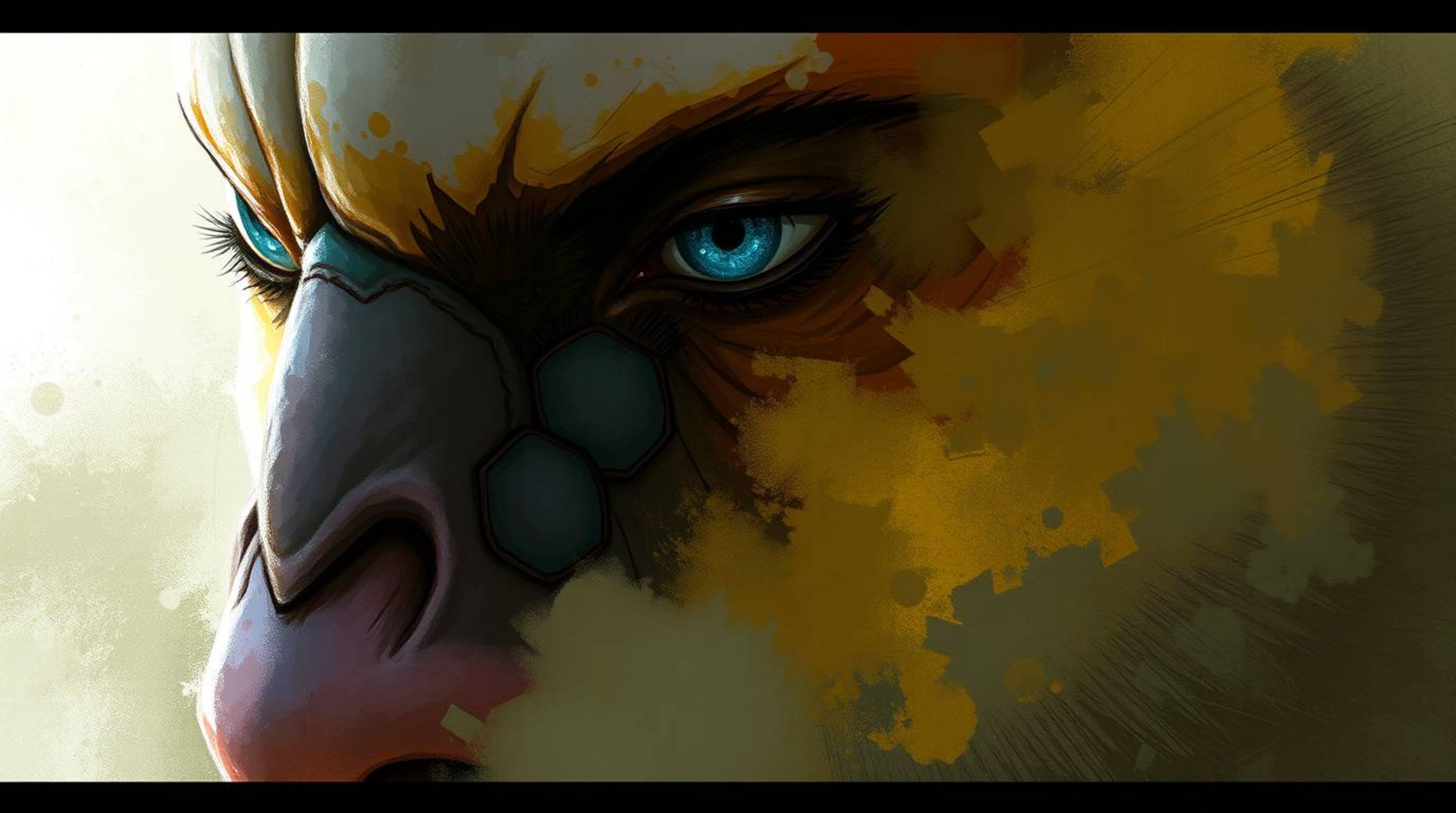 A collection of artistic prompts and concepts, exploring various themes. The first focuses on a tight close-up shot with comp