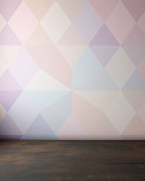 Explore a collection of wallpapers featuring geometric patterns with soft pastel gradients and a modern design aesthetic. Som