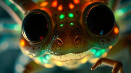 Immerse yourself in an extreme macro close-up of a fantasy kingdom teeming with quirky magical creatures, brought to life wit