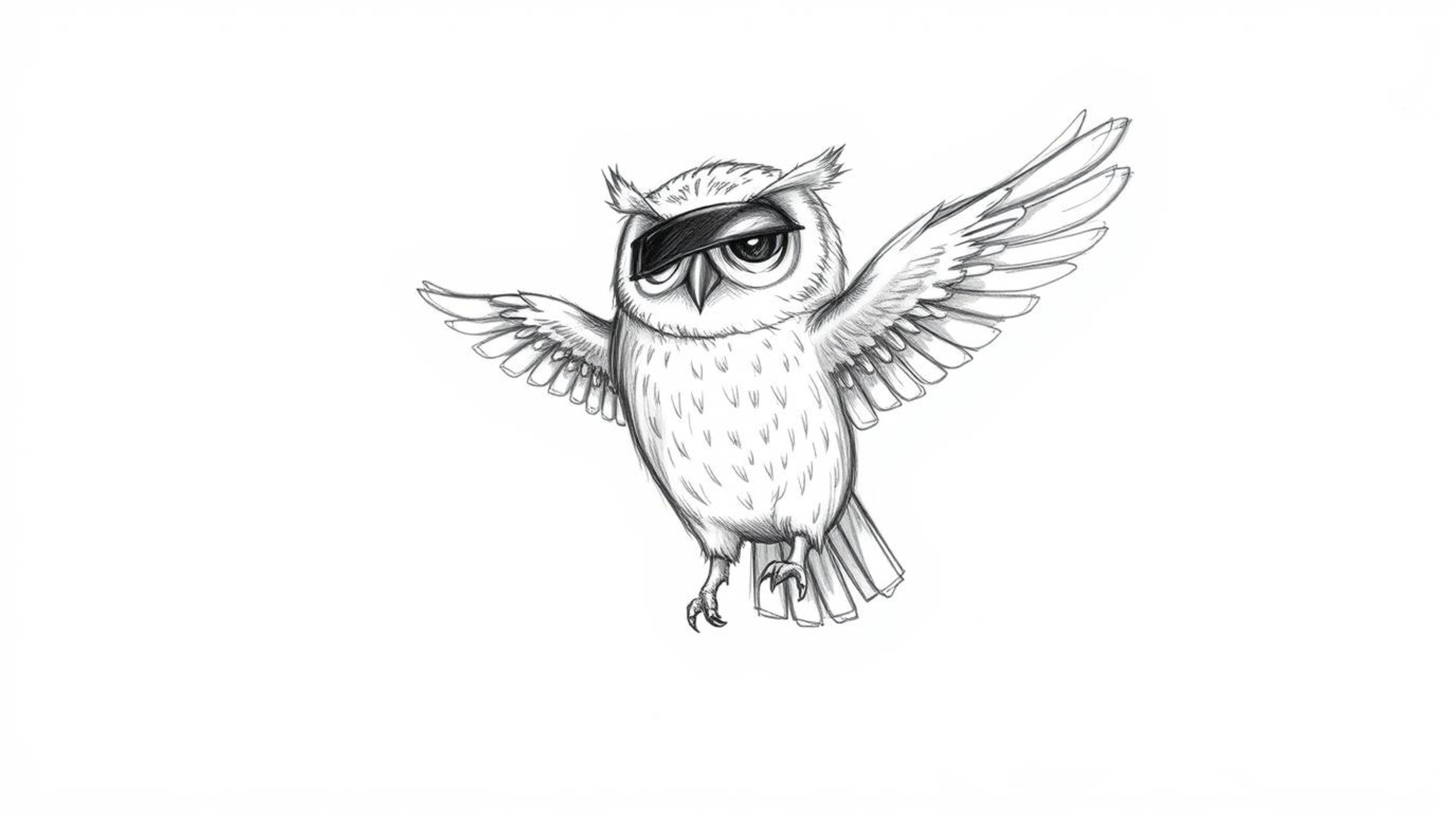 A heartwarming scene depicting a blind owl, rendered in a Pixar-inspired style, imparts the art of flight to other birds. The