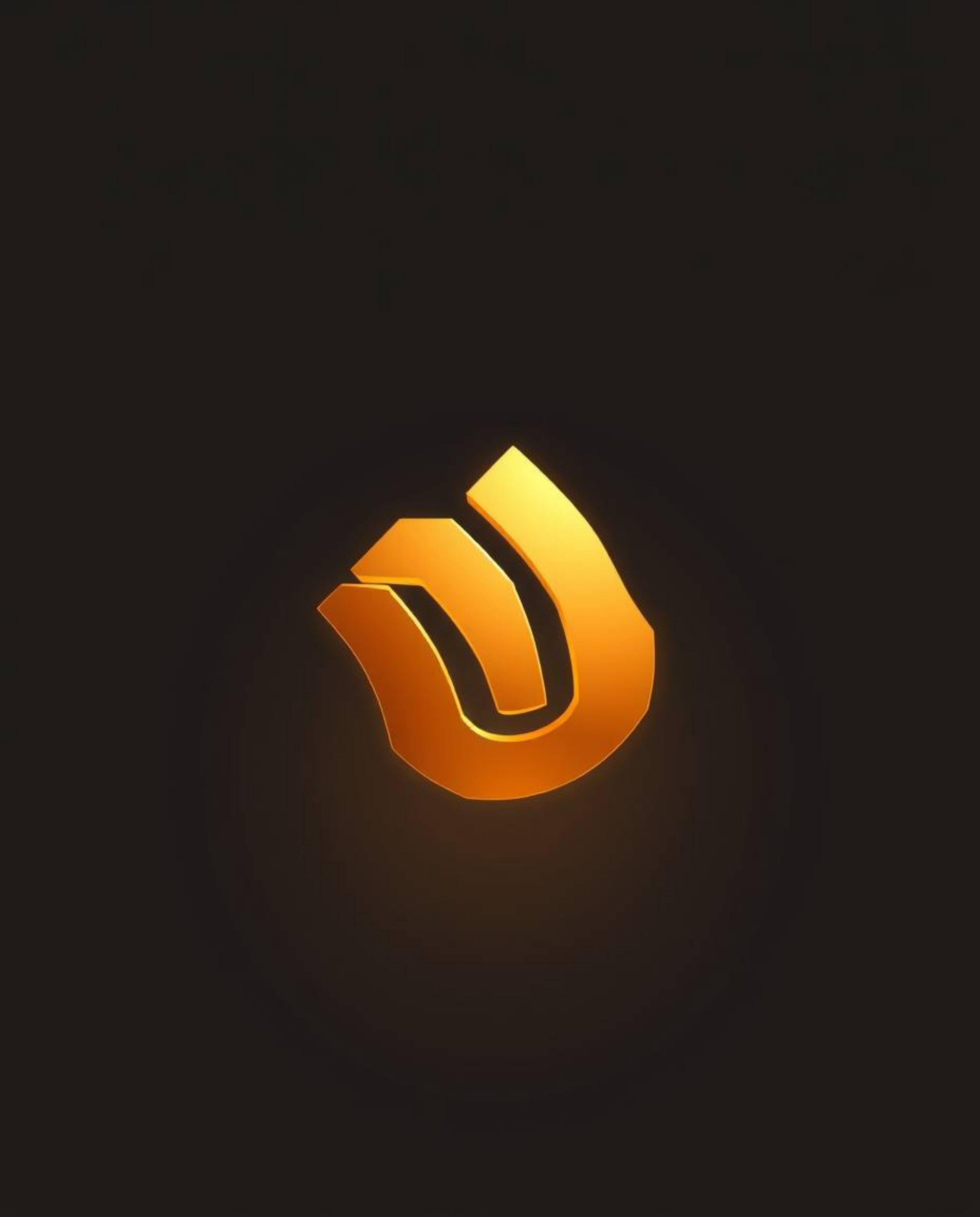 This prompt inspires a captivating logo design featuring warm golden glows, 3D shapes, and smooth gradient textures, all rend