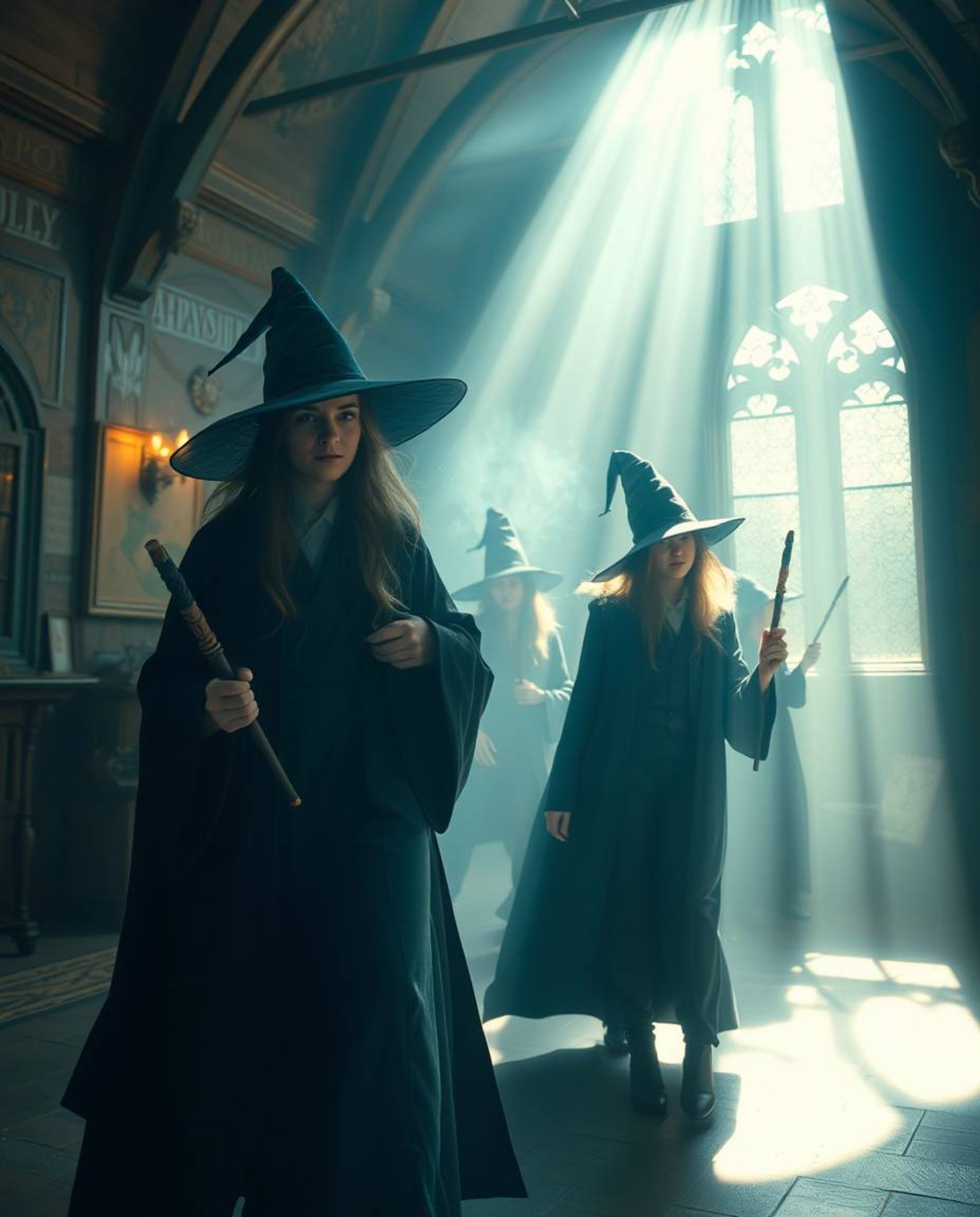 Immerse yourself in a world of ethereal and spiritual vibes, where a magical school is teeming with young wizards honing thei