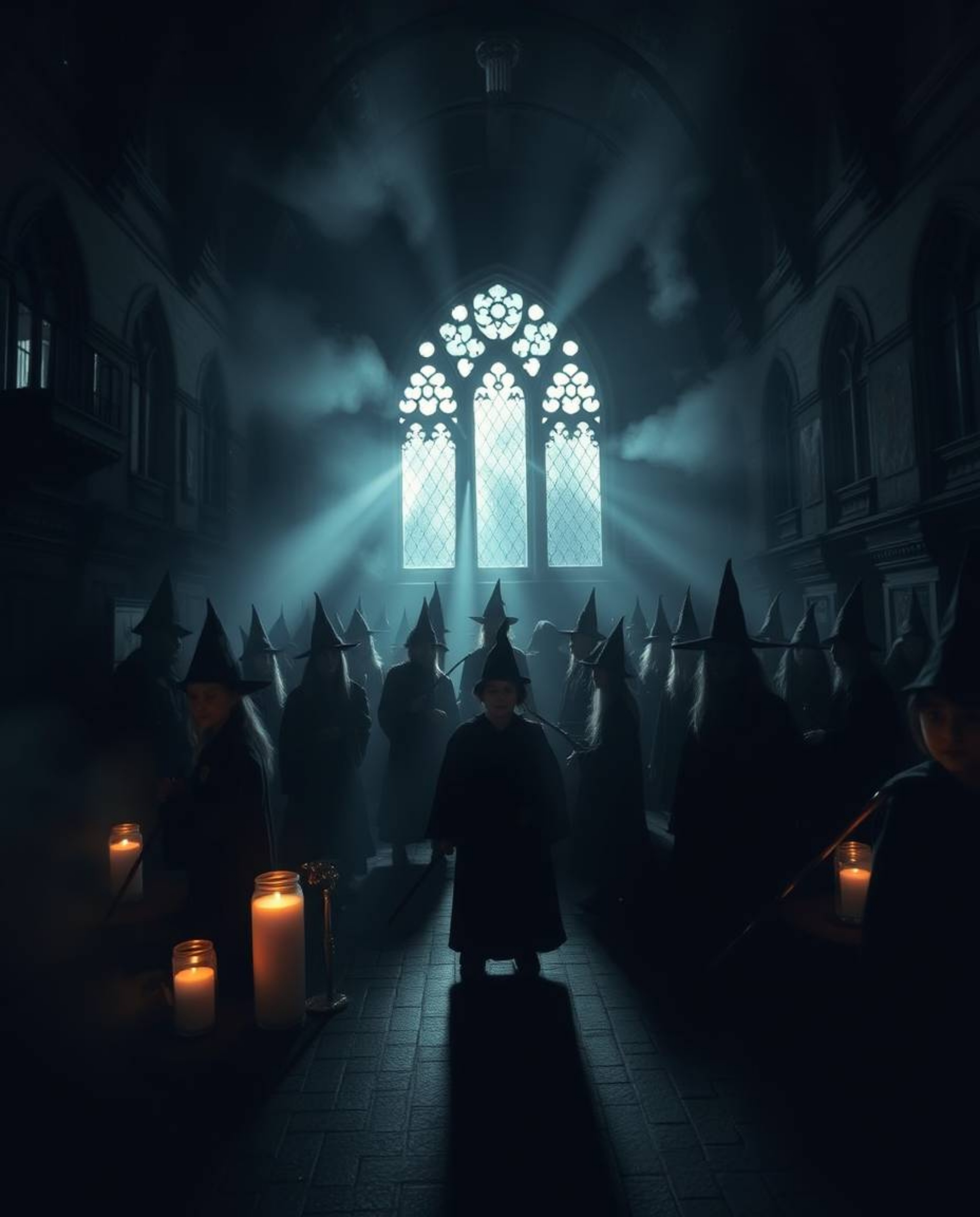 Discover a captivating magical school brimming with young wizards.  Immerse yourself in a mysterious world of intense black t