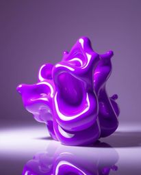 Explore stunning sculptural 3D fluid shapes crafted from mercury, showcasing a reflective surface under strong studio lightin