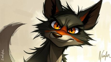 Explore a digital sketch of a sarcastic animal sidekick brought to life with expressive eyes and rendered in a dynamic, rough