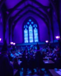 Discover enchanting images of a magical school filled with young wizards. Experience the vibrant deep ultraviolet hues, stun