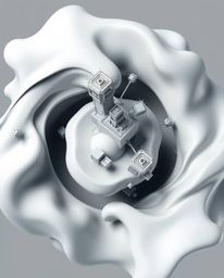Explore stunning 3D illustrations of fluid shapes seamlessly morphing into each other, creating an endless loop of captivatin