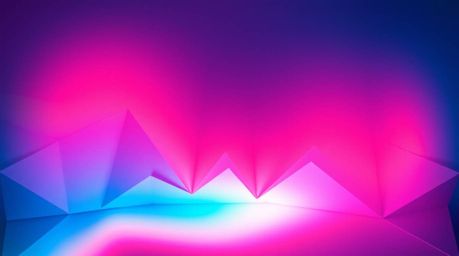 Explore the mesmerizing blend of intricate origami with bioluminescent hues and aurora borealis gradients, creating a captiva