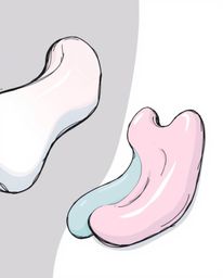 Explore captivating hand-drawn sketches of abstract 3D liquid forms rendered in soothing pastel colors with soft, ambient lig
