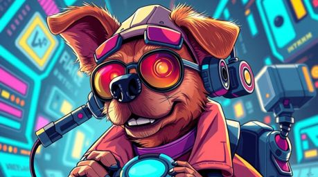 A lively and energetic dog detective utilizes high-tech gadgets in a futuristic sci-fi world. Featuring bright, vibrant color