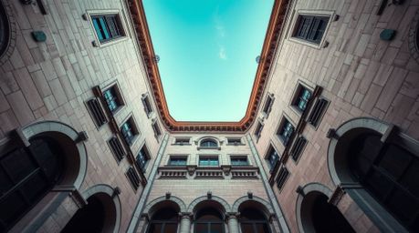 Explore a collection of visually striking images featuring precise architectural color photography with wide angles and sharp