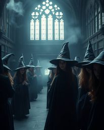 Discover a captivating world of young wizards attending a magical school. Immerse yourself in an ethereal atmosphere, charac