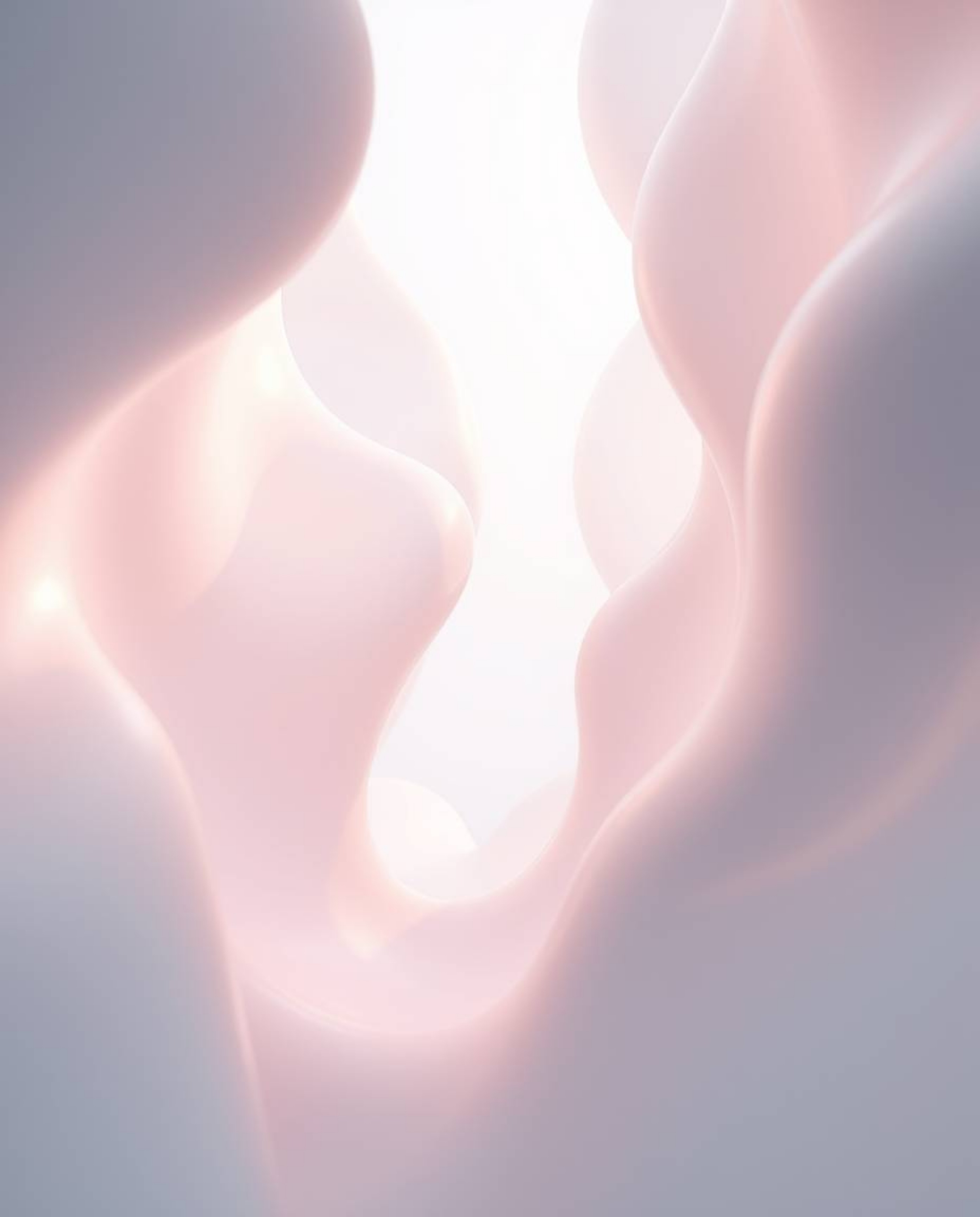 Explore mesmerizing 3D illustrations featuring fluid shapes seamlessly morphing into each other, bathed in soft cinematic haz