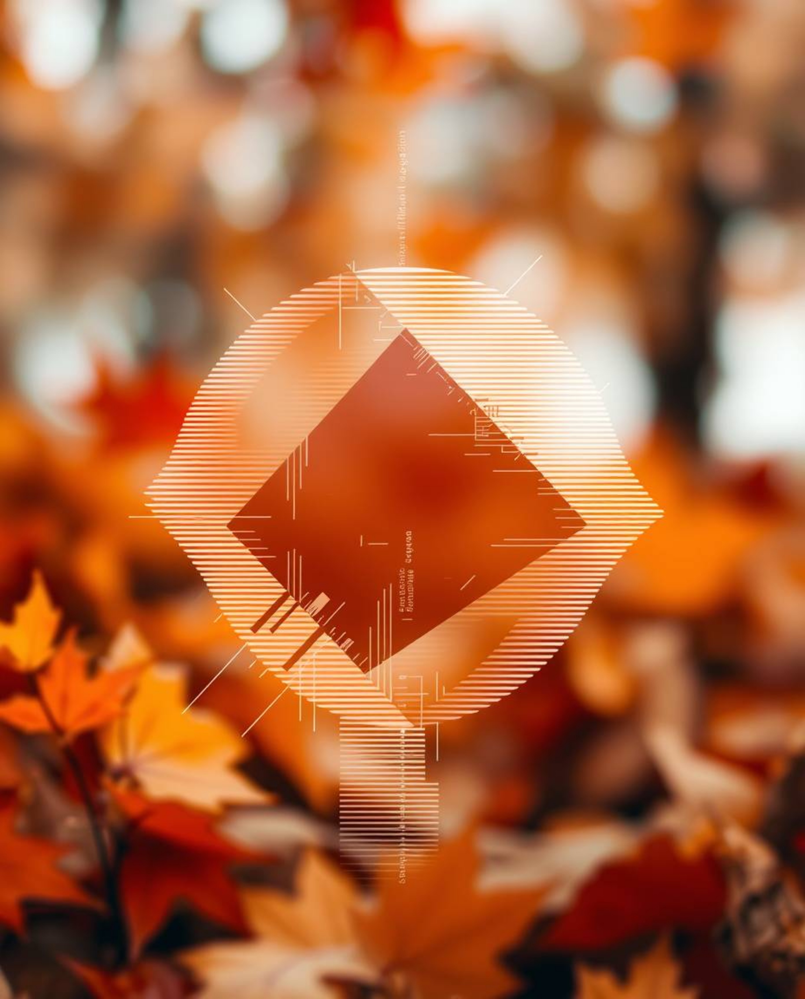 Abstract shapes combined with glitch effects, fragmentation, and scanlines create a visually intriguing composition. The blur