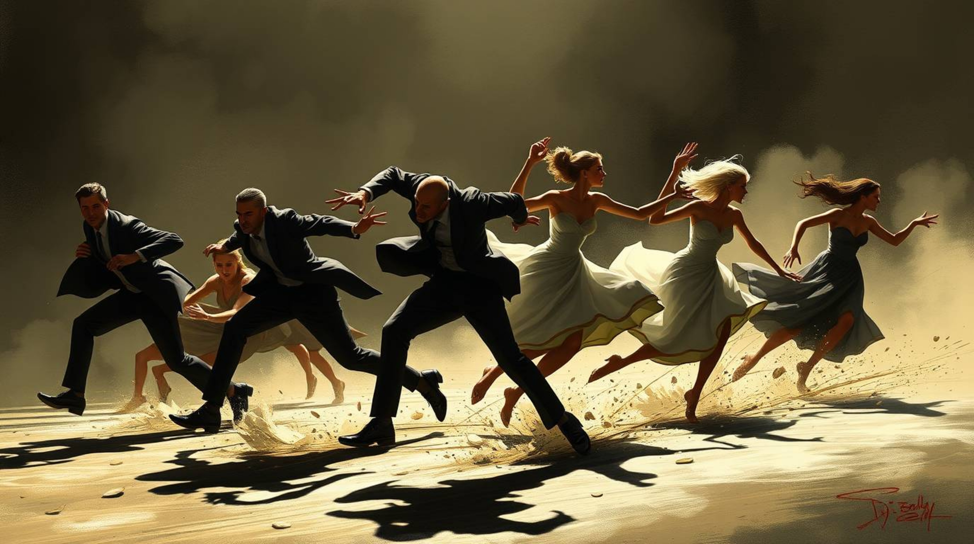 Experience a visually stunning chase scene brought to life with exaggerated squash and stretch animation. This dynamic sequen