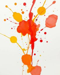 Explore the captivating world of abstract art with these warm, hand-drawn sketchnote-style paintings. Witness a vibrant explo