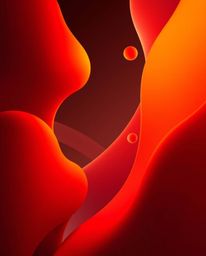 Discover captivating 3D shapes rendered in a futuristic art style.  These designs feature smooth gradient textures in warm to