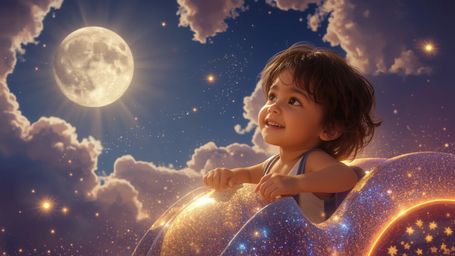 Embark on a fantastical journey with this vibrant and dreamy photograph, captured in a cinematic style reminiscent of Pixar. 