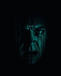 A chilling digital art piece depicts a human face morphing into a data stream, engulfed by a digital glitch.  The eerie atmos