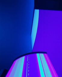 Immerse yourself in a captivating visual experience featuring a low angle perspective and cool color palette. This artwork sh