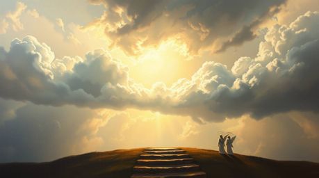 This classic oil painting features a dramatic interplay of strong, hard light creating direct, harsh shadows and rich texture