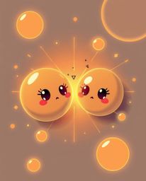 Immerse yourself in a world of adorable and cute abstract shapes brought to life with captivating glitch effects, fragmentati