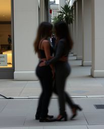 Explore the captivating world of candid street photography where fluid shapes seamlessly morph into one another amidst dynami