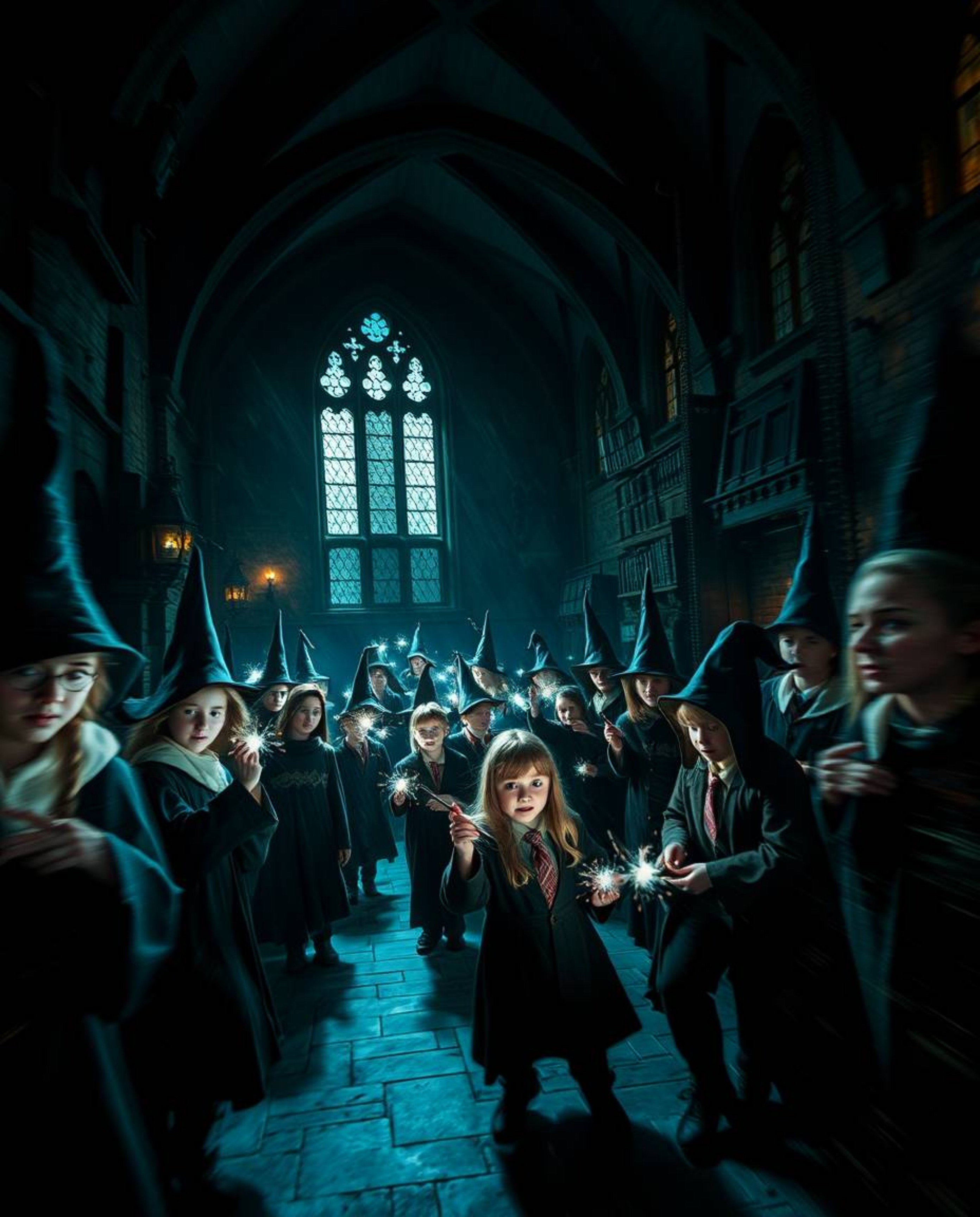 Explore a captivating magical school teeming with young wizards, brought to life with dynamic rendering techniques. Experienc
