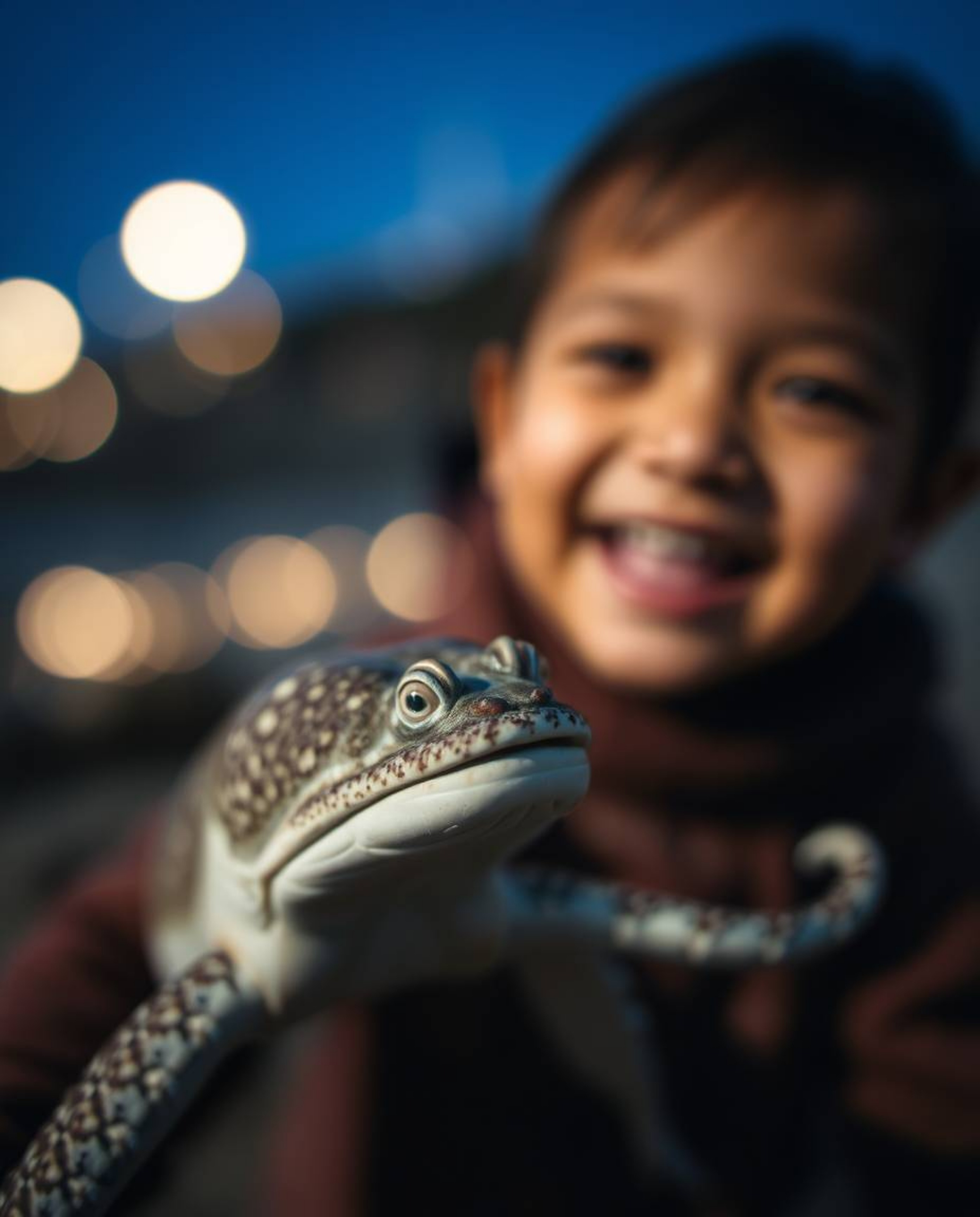Explore the magic of long exposure photography with a focus on the unique friendship between a sea creature and a child. This