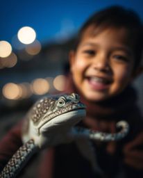 Explore the magic of long exposure photography with a focus on the unique friendship between a sea creature and a child. This