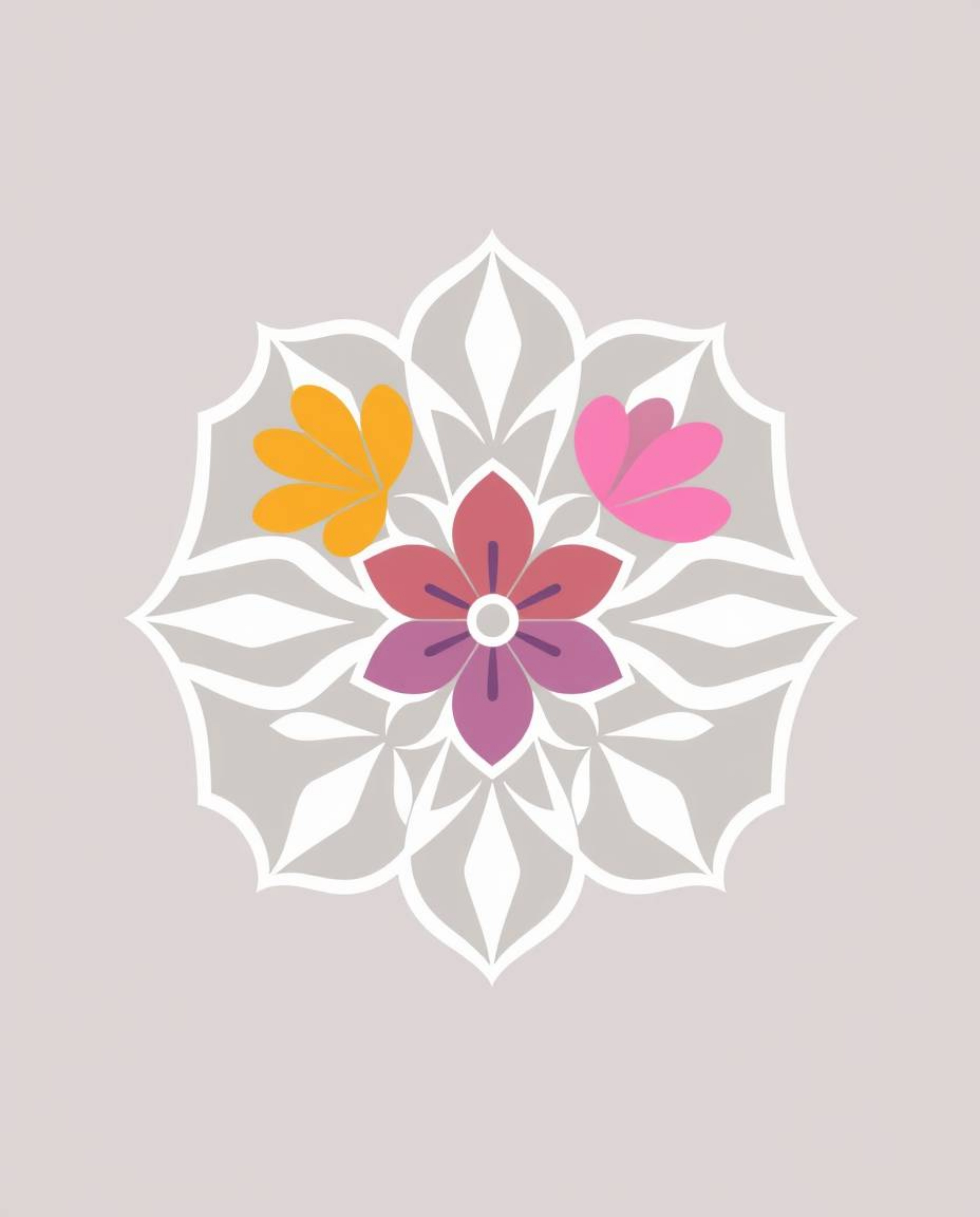 Explore a captivating collection featuring geometric flower logos with clean lines, balance, and symmetry for visual clarity.