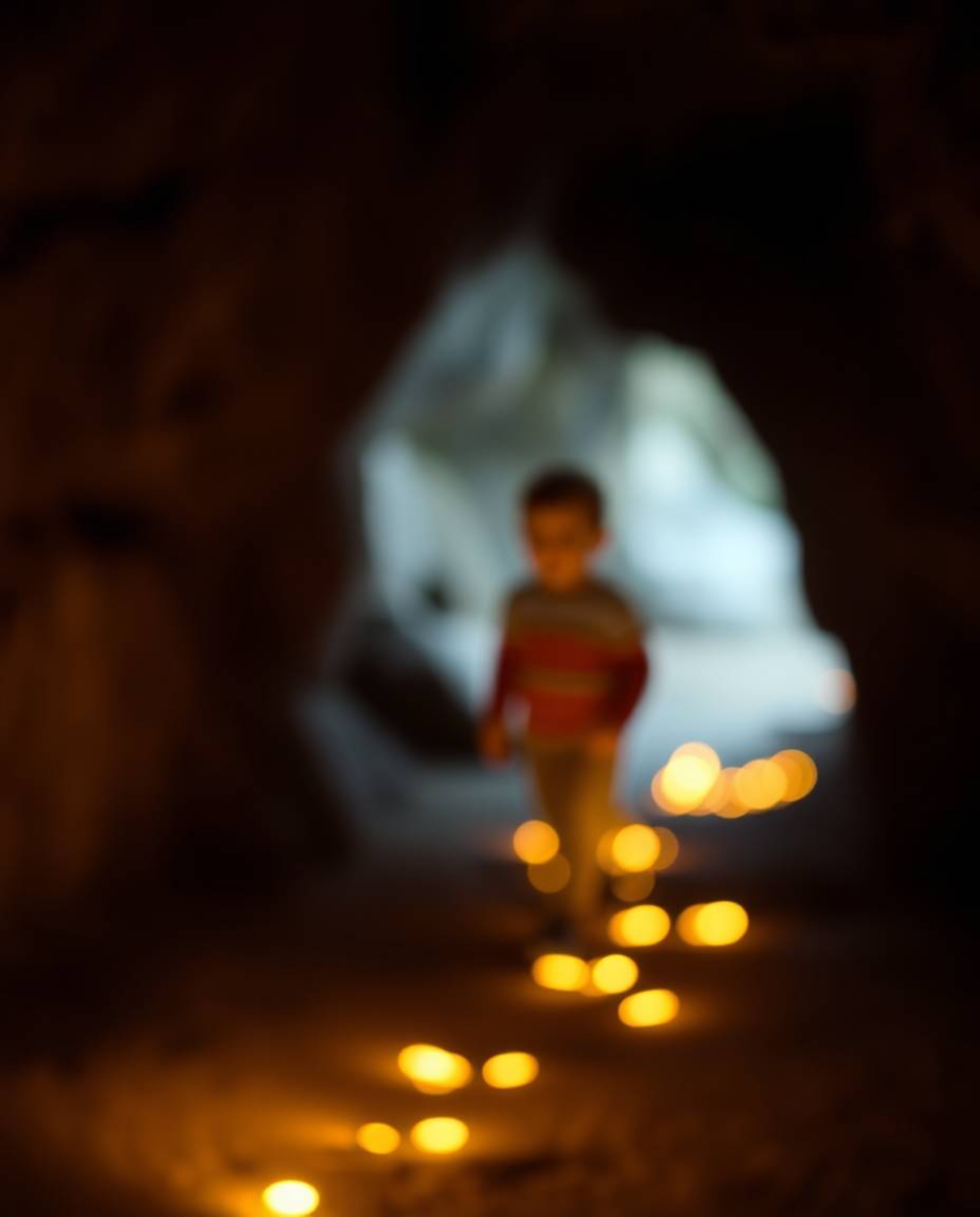 Capture the magic of childhood with a stunning photograph featuring a child with fair skin embarking on an adventure.  Follow