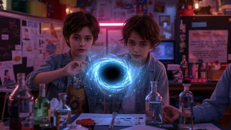 Step into a thrilling moment of discovery with this vibrant, cinematic photograph, reminiscent of a whimsical, Pixar-inspired
