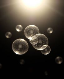 Explore the mesmerizing world of micro textures and floating forms with these 3D renders. Featuring extreme macro close-ups a