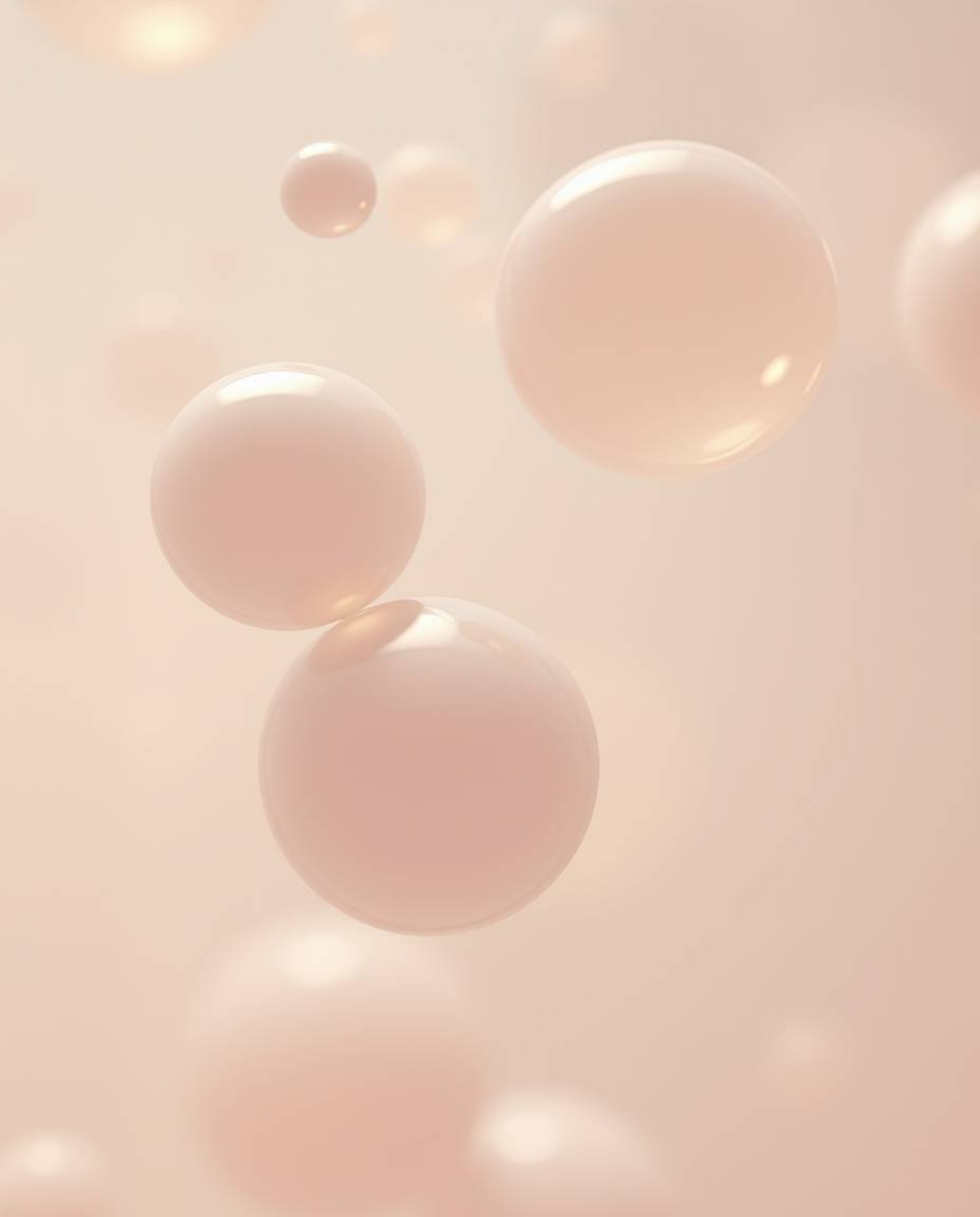 Explore mesmerizing 3D renders of fluid organic blobs and translucent materials gracefully floating in space. Captured in a t