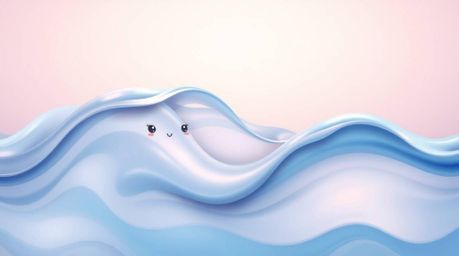 Discover an adorable and charming fluid abstract wave with a pastel gradient texture. This cute and endearing artwork feature