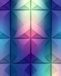 Explore a collection of geometric pattern wallpapers featuring pastel gradients and a soft modern design. These designs are c