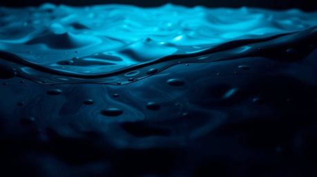 Explore a mesmerizing digital art piece featuring high contrast and low key lighting, showcasing neon gradient textures flowi