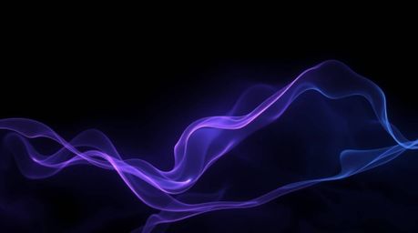 Immerse yourself in an intense jet black background where ethereal spiritual vibes meet modern digital art. Neon gradient tex